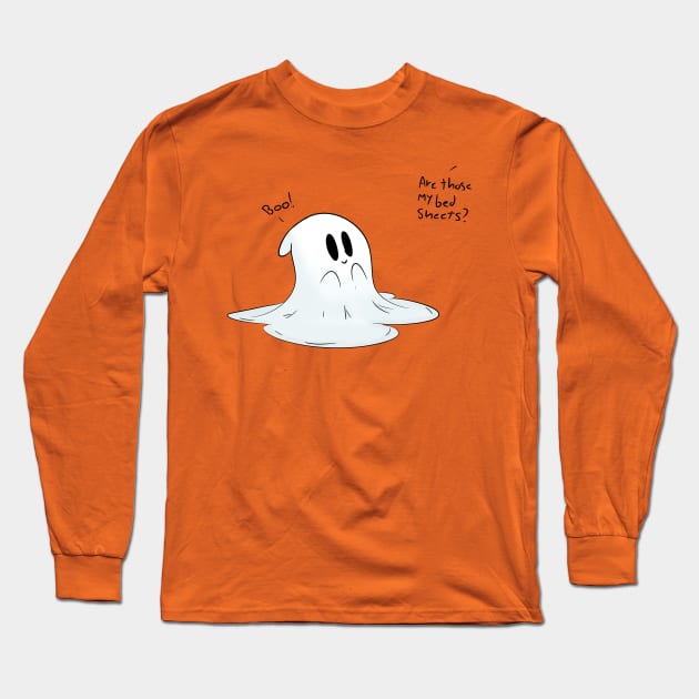 Boo! Long Sleeve T-Shirt by WeDontKnowYet